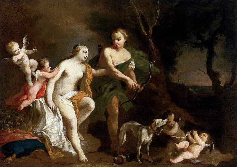 Jacopo Amigoni Venus and Adonis china oil painting image